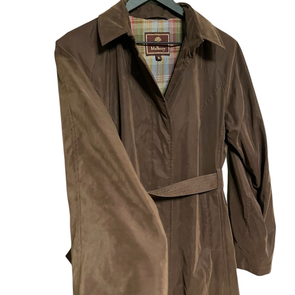 Mulberry classic brown 90’s Brown Long trench coat 
Size small Gentle preowned - Picture 3 of 12
